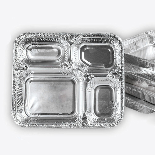 Compartment foil container