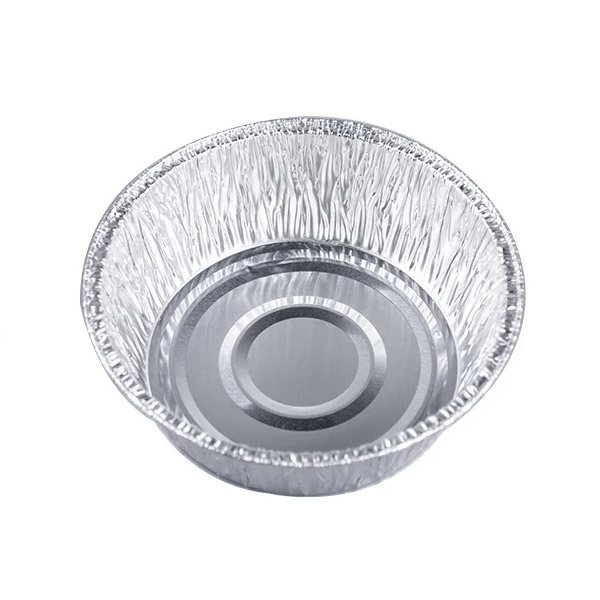 200ML Disposable Aluminum Foil Cake Cup/Container Round Tin Foil Bowl with lids