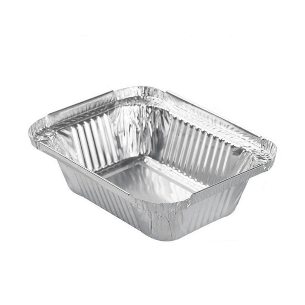 260ml JY-R130 Rectangle aluminum foil container Oblong dinner box  with lids 