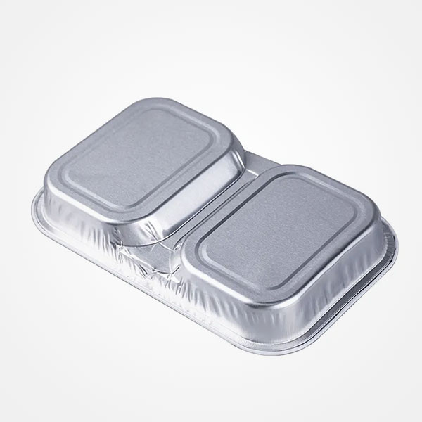 A185 350ml Airline aluminum foil casseroles disposable aluminum foil food serving tray with lids