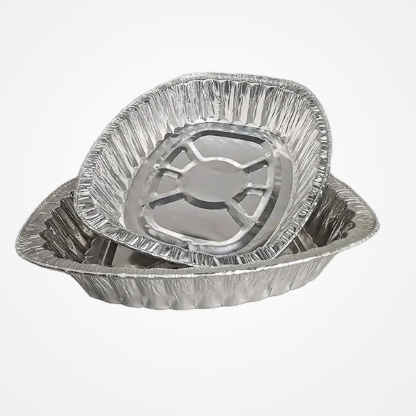 JY-T455  7585ml Extra Large Oval Shape Aluminum Foil Food Container Aluminum Foil Turkey Tray