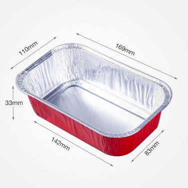 A169 500ml aluminum foil food containers air astana airline aluminum foil food container with lids