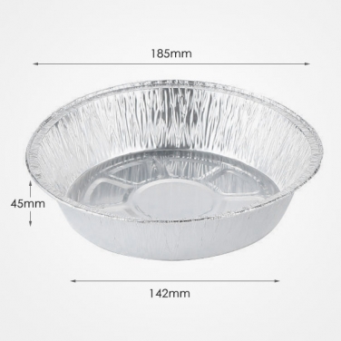 JY-7 inch baking dishes & pans round disposable baking tins aluminum foil pans with lids 